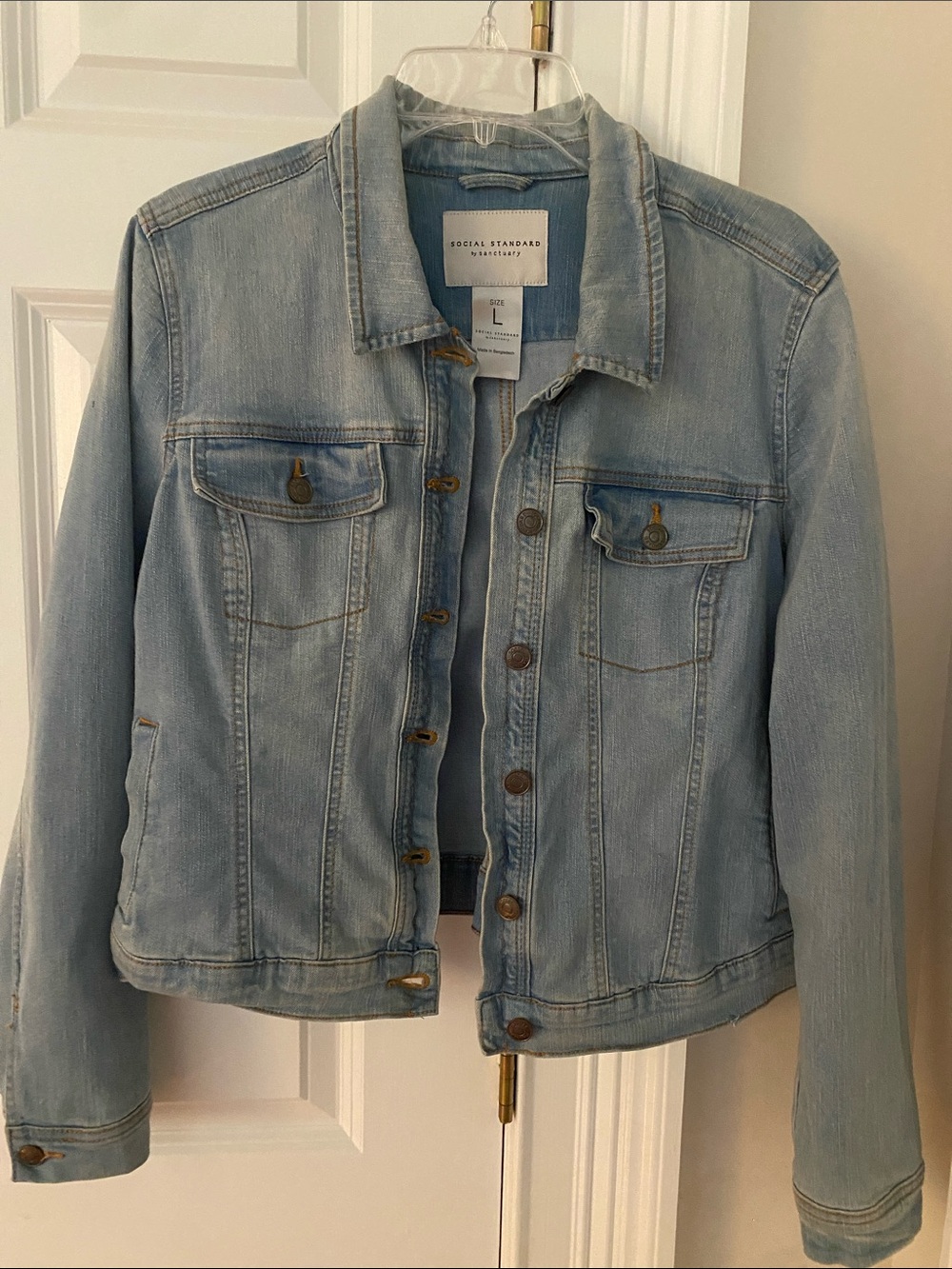 Social Standard Light Blue Denim Jacket - Women's
